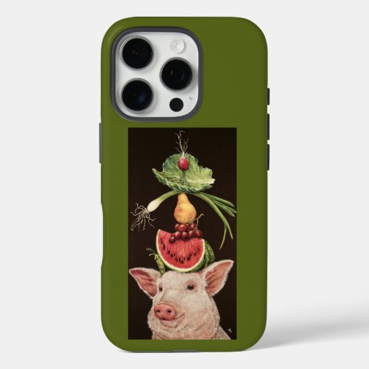 Luluの豚iPhone 16 Proケース Case-Mate iPhoneケース (裏面)