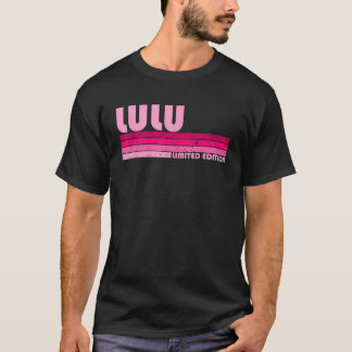 LULUネームパーソナライズされたレトロヴィンテージ80s 90s誕生 Tシャツ