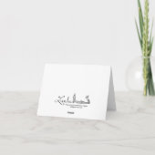 Luluノート/バスタブ5.6 x 4ノートカード ノートカード (裏面)