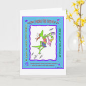 Lulu カード (黄色い花)