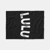 Lulu フリースブランケット (正面(横))