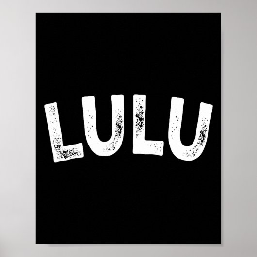 Lulu  ポスター (正面)