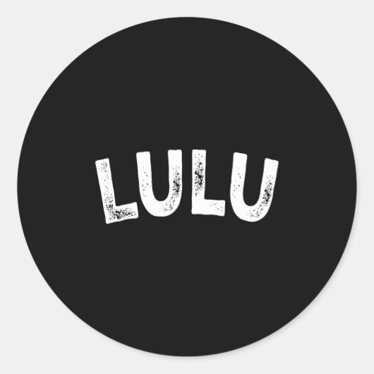 Lulu ラウンドシール (正面)