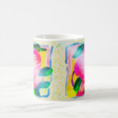 "Lulumama"の星のビームは上がりました、 コーヒーマグカップ (中央)