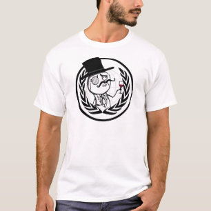 LulzSecの匿名のロゴ Tシャツ