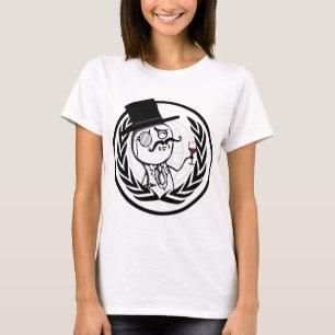 LulzSecの匿名のロゴ Tシャツ