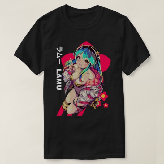 Lum  Urusei Yatsura anime154 Tシャツ (デザイン正面)