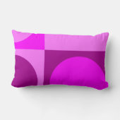 Lumbarサポートクッション、ピンク色のドット(&D) ランバークッション (裏面)