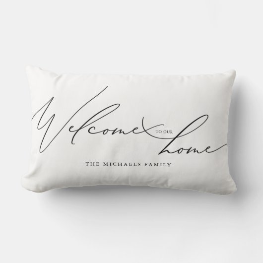 Lumbar枕の名前を持つ私たちのホームスクリプトへようこそ ランバークッション (正面)