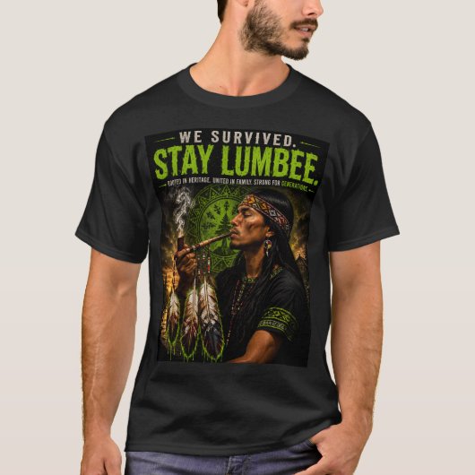 Lumbee Pride – 私たちの遺産は生き続ける #2 Tシャツ (正面)