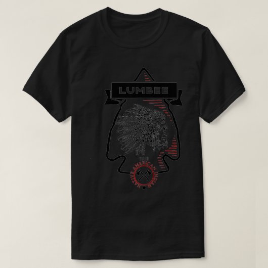Lumbee Tribe Native American Indian Proud Retro Ar Tシャツ (デザイン正面)