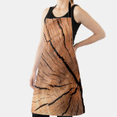 Lumber log wood tree cross section エプロン (インサイチュ)