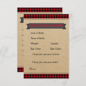 Lumberjackによるベビーアドバイス親カードの予測 アドバイスカード (正面/裏面)