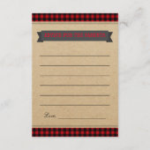 Lumberjackによるベビーアドバイス親カードの予測 アドバイスカード (裏面)