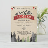 LumberjackまたはJill Genderによるパーティーの表示 招待状 (スタンド正面)