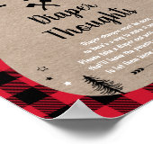 Lumberjackウッドランドベアーオムツ ポスター (角)