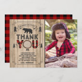 LumberjackサンキューカードLumberjackパーティー サンキューカード (正面/裏面)