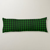 Lumberjackスタイル – 緑のファブリック+アイディア ボディピロー (裏面)