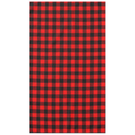 Lumberjackスタイル – 赤い生地+アイディア テーブルクロス