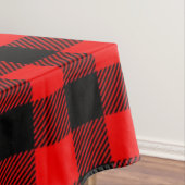 Lumberjackスタイル – 赤い生地+アイディア テーブルクロス (インサイチュ)