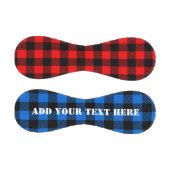 Lumberjackスタイル – 赤と青のファブリック+アイディア 野球ボール (パネル)