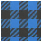 Lumberjackスタイル – 青いファブリック ファブリック (クローズアップ)