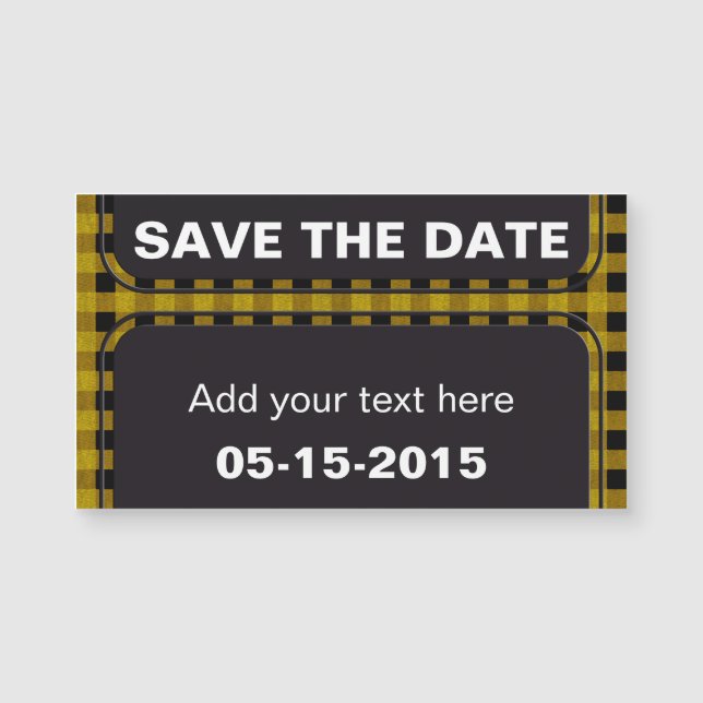 Lumberjackスタイル – 黄色の生地+あなたのアイディア (正面)