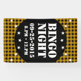 Lumberjackスタイル – 黄色の生地+あなたのアイディア 横断幕