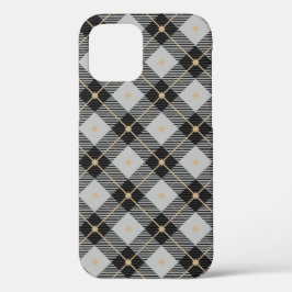 Lumberjackブラックグレープレイドパターン iPhone 12 Proケース