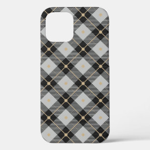 Lumberjackブラックグレープレイドパターン iPhone 12 Proケース