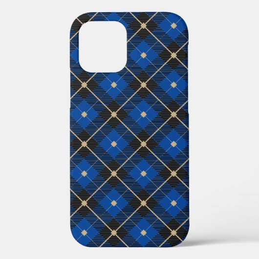 Lumberjackブラックブループレイドパターン Case-Mate iPhoneケース (裏面)