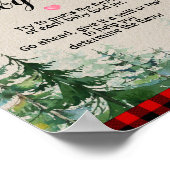 lumberjackベビーの看板を推測 ポスター (角)