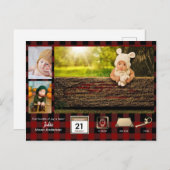 LumberjackベビーSTATSフォトコラージュ発表 ポストカード (正面/裏面)