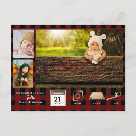 LumberjackベビーSTATSフォトコラージュ発表 ポストカード