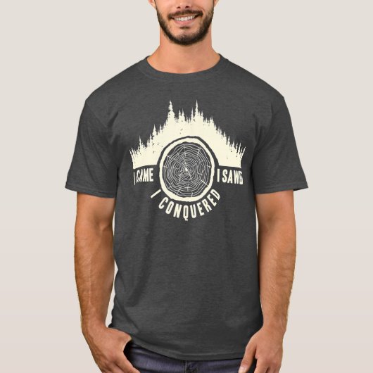 Lumberjackロガーのロおもしろいーグ林業 Tシャツ (正面)