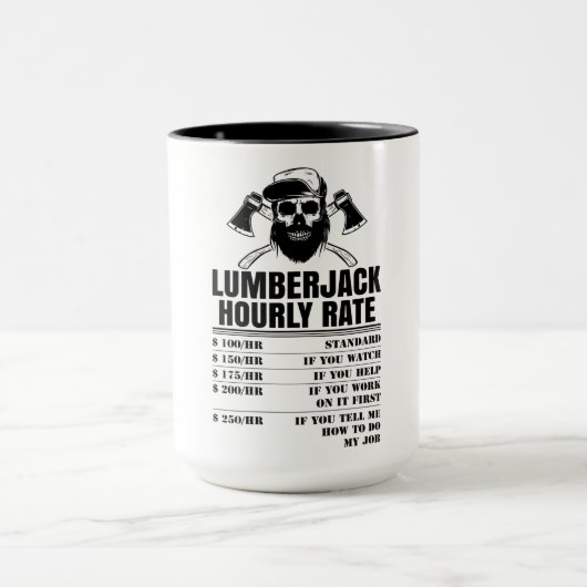 Lumberjack時給 マグカップ (中央)