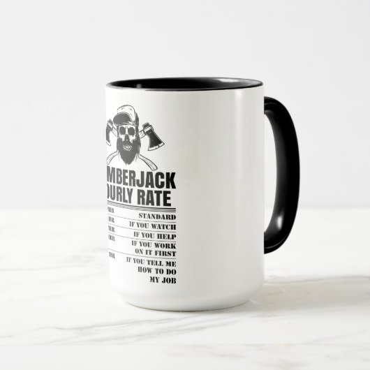 Lumberjack時給 マグカップ (正面右)