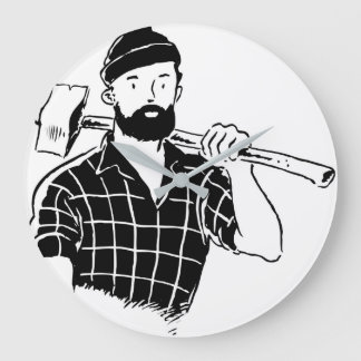 LumberJack時計 ラージ壁時計