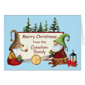 Lumberjack格言クリスマスカード (正面横)