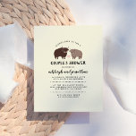 Lumberjack素朴 Bison Couple's Baby Shower インビテーションポストカード<br><div class="desc">バイソンカップルと素朴なスクリプトタイポグラフィをフィーチャーした愛らしいデザイン。これらのカードは、牛、矢印、軸やサボテンの植物のパターンに逆に。にカスタマイズはクリック[このテンプレートをカスタマイズ]ボタンをクリックし、ボックス内の文字を編集する。</div>