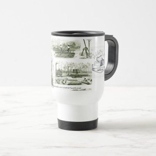 「LumberJack」 トラベルマグ (正面右)