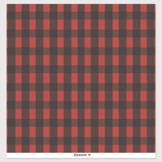 Lumberjack Bear Plaid Vinylシール シール (シート)