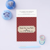 Lumberjack Birthday Party 1.55ozキャンディバーラッパー チラシ (シングル)