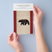 Lumberjack Birthday Party 1.55ozキャンディバーラッパー チラシ (ハンドル)