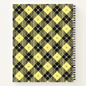 Lumberjack Black & Yellow Plaid Bullet Journal ノートブック (裏面)
