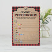 Lumberjack Boy素朴 Baby Shower絵文字 (スタンド正面)