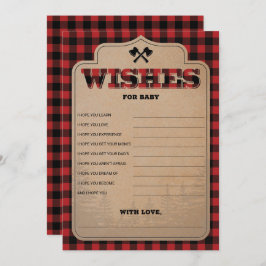 Lumberjack Boy素朴 Baby Showersがベビーを願う