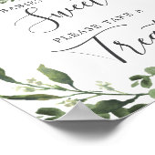 Lumberjack Deer Baby Shower Babies Are Sweet Sign ポスター (角)