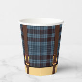 Lumberjack Flannel赤ちゃん素朴シャワーの男の子だ 紙コップ (右)