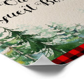 Lumberjack Forest Please sign our Guest ポスター (角)